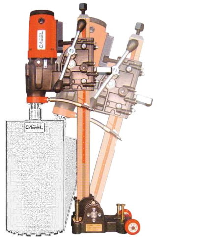 Masini de carotat - Cabel CSN-6A-BA Unitate antrenare carota, 2100W + Suport cu reglaj unghi +/-60 garde, 152mm