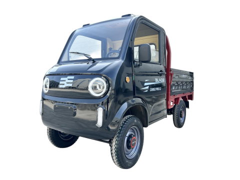 Cvadriciclu electric utilitar tip camioneta electrica PICKUP BLADE CARGO PRO 12 fara permis, 3000W, viteza 25 km/h, autonomie 100 km, Negru + Rosu [1]
