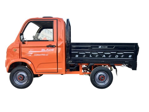 Pickup electric cargo BLADE CARGO PRO 12 Portocaliu-Negru cu bena rabatabila si motor de 3000 W [4]