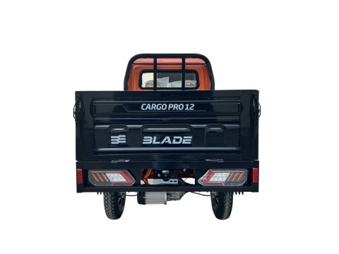Pickup electric cargo BLADE CARGO PRO 12 Portocaliu-Negru cu bena rabatabila si motor de 3000 W [7]