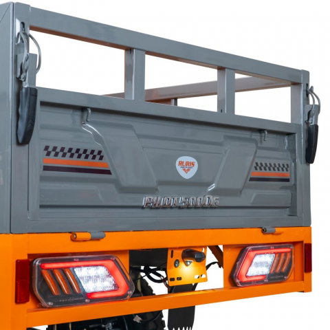 Camioneta electrica RURIS Pilot 5000G GRI fara permis, 4900W, viteza 25 km/h, autonomie 130 km [11]