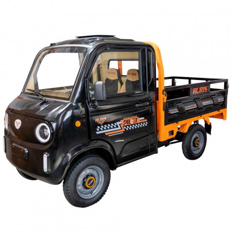Vehicule de Lucru si Transport - Camioneta electrica RURIS Pilot 5000N NEGRU fara permis, 4900W, viteza 25 km/h, autonomie 130 km