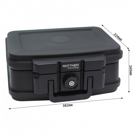 Casetă Antifoc Rottner Fire Data Box 1 Închidere pe Cheie Neagră [4]