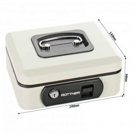 Casetă Bani Rottner Pro Box One Alb [2]