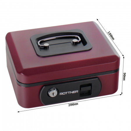 Casetă Bani Rottner Pro Box One Bordo [2]