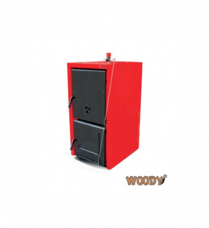 Incalzire si climatizare - Centrala termica pe lemne cu functionare pe biomasa nelemnoasa Woody SB/FC cu regulator tiraj 30 KW