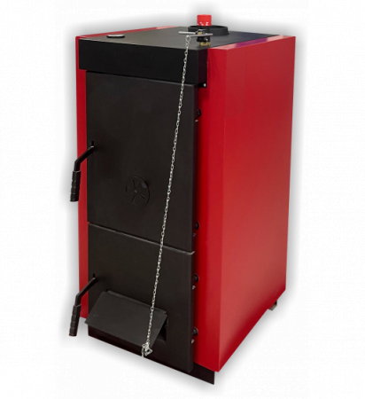 Centrala termica pe lemne cu functionare pe biomasa nelemnoasa Woody SB/FC cu regulator tiraj 25 KW [1]