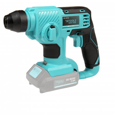 Echipamente platforma cu acumulator unic Detoolz FLEXI POWER - Ciocan rotopercutor cu acumulator Detoolz DZ-SE190 SDS+ 18V