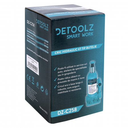 Cric hidraulic 6T tip butelie Detoolz DZ-C258 [6]
