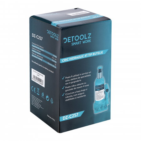 Cric hidraulicDetoolz DZ-C257 4T tip butelie [6]