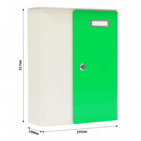 Cutie Poștală Rottner Splashy Alb Verde Neon [4]