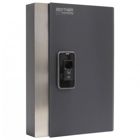 Protectie si transport valori - Depozitar Cheie Rottner Key Pro 24 Antracit cu Încuietoare Amprentă Digitală