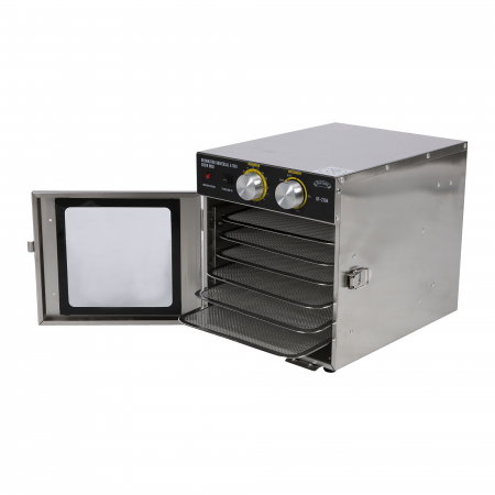 Deshidrator universal din Inox Micul Fermier GF-2194 6 tavi 500W (uscator fructe si plante) [2]