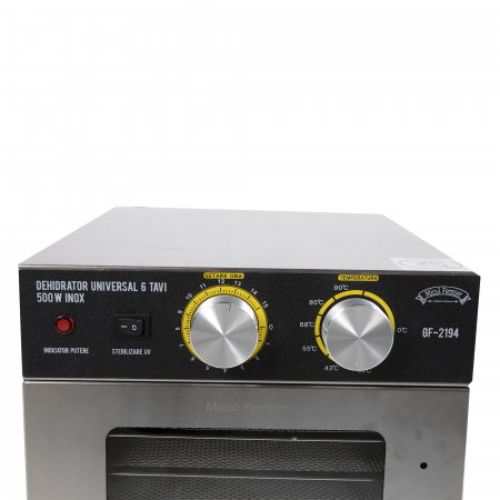 Deshidrator universal din Inox Micul Fermier GF-2194 6 tavi 500W (uscator fructe si plante) [5]