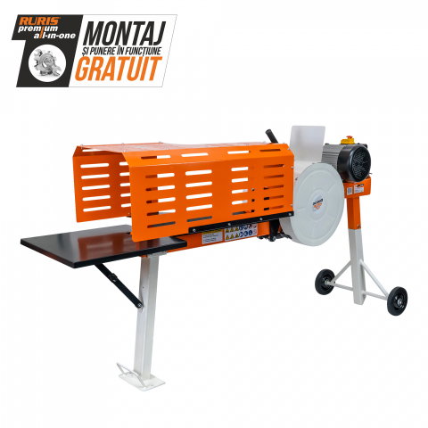 Despicător de lemne RURIS DL1000, 10 tone, motor electric 1800 W, Dmax 300 mm