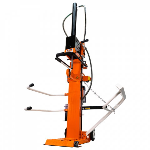 Despicatoare busteni - Despicător de lemne RURIS DLV1400, 14 tone, motor electric monofazat 3700 W, Dmax 400 mm