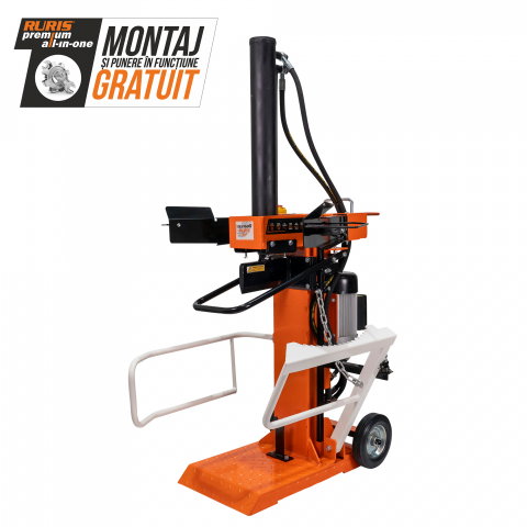 Despicător de lemne RURIS DLV1600, 16 tone, motor electric trifazat 4300 W, Dmax 400 mm [1]