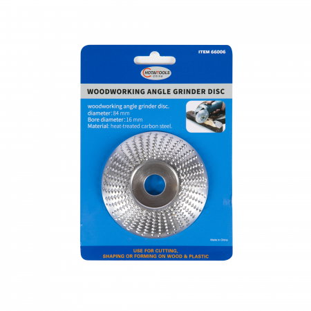 Disc arcuit, argintiu, de rindeluit lemn, 84mm [1]