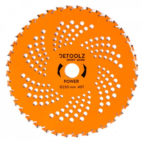 Accesorii motocoase si trimmere - Disc motocositoare 40T Vidia, 230 x 25.4 x 2 mm, Power