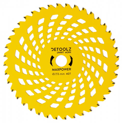 Accesorii motocoase si trimmere - Disc motocositoare 40T Vidia, 255 x 25.4 x 2 mm, MaxPower