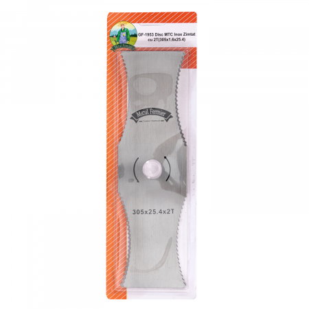 Accesorii motocoase si trimmere - Disc MTC Inox Zimtat cu 2T 305x1.6x25.4