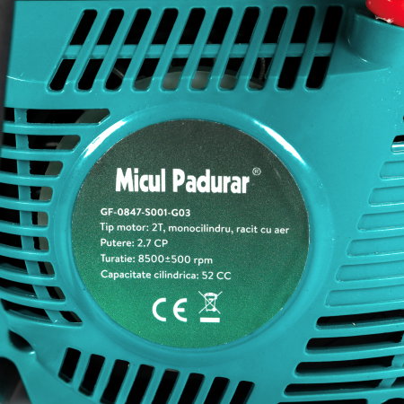 Drujba Micul Padurar 5200, GF-0847-S001-G03, 52CC, 2.7CP, 2 lame si 2 lanturi, pornire rapida [11]