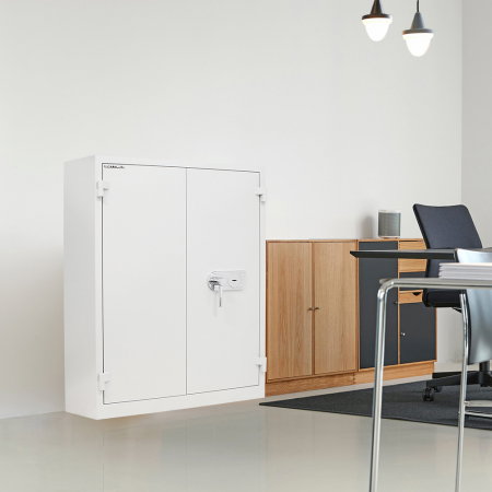 Dulap pentru Birou Antiefracţie Rottner Office 2 Premium Închidere Cheie Gri Deschis [4]
