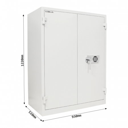 Dulap pentru Birou Antiefracţie Rottner Office 2 Premium Închidere Electronică Gri Deschis [3]