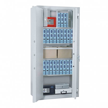 Protectie si transport valori - Dulap pentru Birou Rottner Kanzlei Premium SB 195 Închidere Cheie Alb Aluminiu