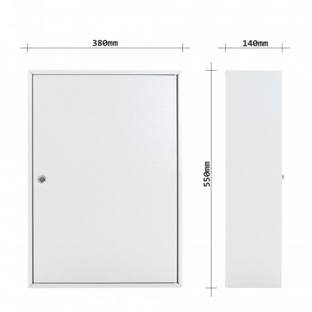 Dulap pentru Chei Rottner S 150 Închidere Cheie Gri Deschis [4]
