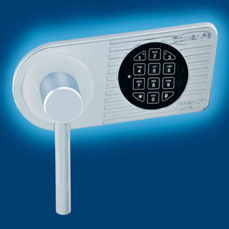 Dulap pentu Acte Rottner Residenz DS125 Premium Închidere Electronică Alb [1]