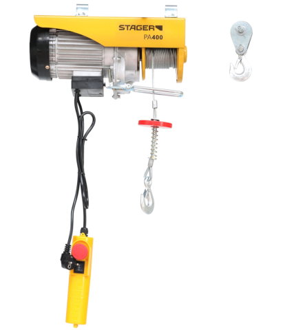 Palane si vinciuri - Stager PA400 electropalan 400kg, 980W, monofazat