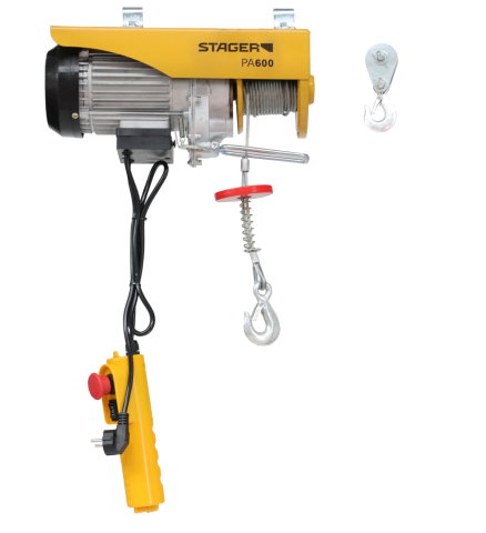 Palane si vinciuri - Stager PA600 electropalan 600kg, 1200W, monofazat