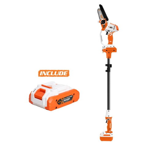 Ferastraie cu lant - Electroferastrau telescopic pe acumulator RURIS 1424e Power Alfa UP (contine acumulator 2400e X-Charge)