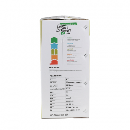 Pompa de stropit cu acumulator Micul Fermier 12L [3]