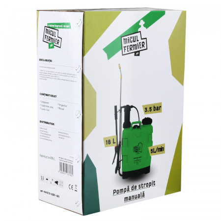 Pompa de stropit manuala dubla, Micul Fermier MF-PM1013-S001-G01  16L [7]
