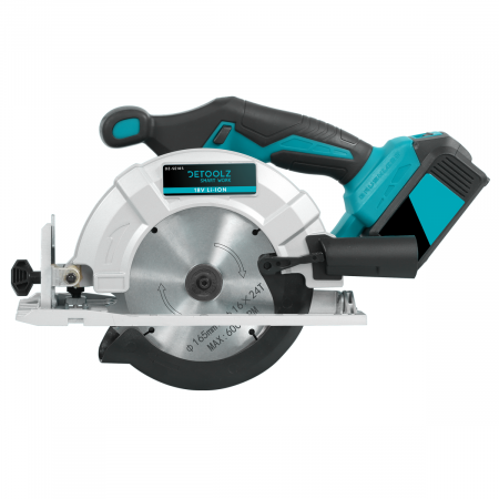 Echipamente platforma cu acumulator unic Detoolz FLEXI POWER - Fierastrau circular cu acumulator Detoolz DZ-SE185 Ø165mm 18V fara perii