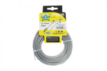 Accesorii motocoase si trimmere - Fir trimer/MTC cu insertie metal 10M 2.7mm (12 pcs