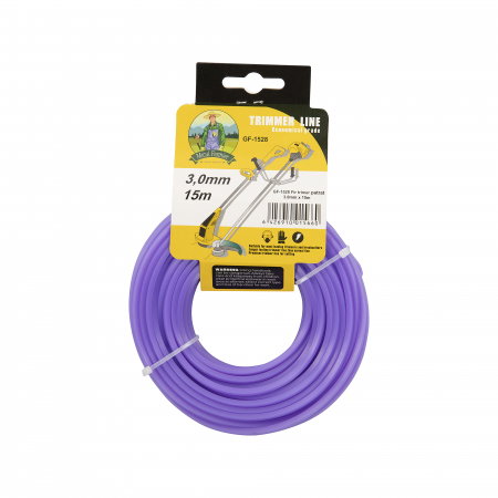 Accesorii motocoase si trimmere - Fir trimer/MTC patrat 3mm x 15m (10 pcs)