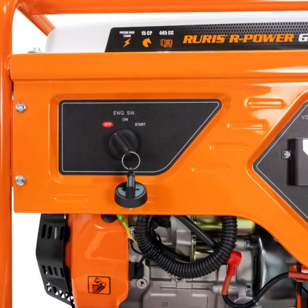 Generator curent RURIS R-Power GE9000 ATS monofazat 7,5 kw, benzina, pornire electrica, cu automatizare [10]