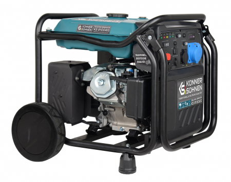 Generator curent tip inverter hibrid benzina/GPL Konner & Sohnen KS 8100iEG, 8.0 kW, digital, 16 hp, 1х16А, 1x32A, pornire electrica, consum redus, LED display, protectii automate, bobinaj cupru [10]