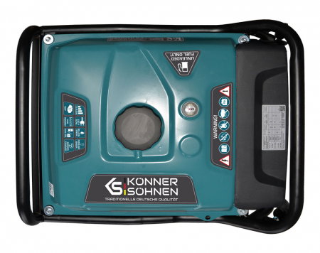 Generator curent tip inverter hibrid benzina/GPL Konner & Sohnen KS 8100iEG, 8.0 kW, digital, 16 hp, 1х16А, 1x32A, pornire electrica, consum redus, LED display, protectii automate, bobinaj cupru [5]