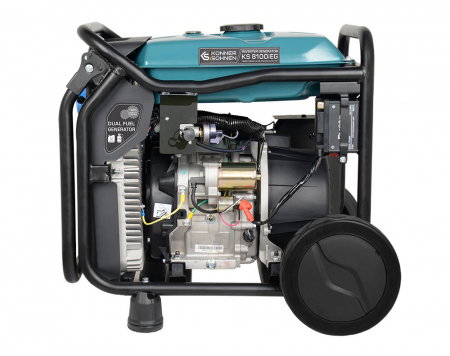 Generator curent tip inverter hibrid benzina/GPL Konner & Sohnen KS 8100iEG, 8.0 kW, digital, 16 hp, 1х16А, 1x32A, pornire electrica, consum redus, LED display, protectii automate, bobinaj cupru [9]