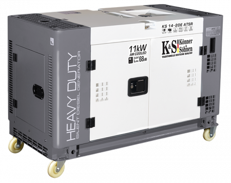 Generator de curent diesel Konner & Sohnen KS 14-2DE ATSR, 11kW, Diesel, monofazat, 21CP, insonorizat [1]