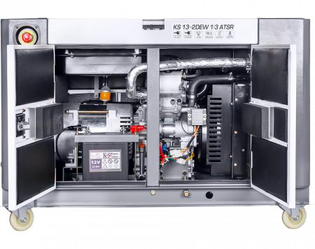 Generator de curent diesel Konner & Sohnen KS 13-2DEW 1/3 ATSR, 11.25kWA, monofazat/trifazat, Diesel, 18CP, insonorizat [3]