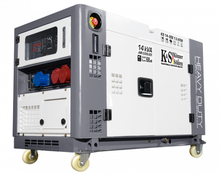 Generator de curent diesel Konner & Sohnen KS 14-2DE 1/3 ATSR, 14kW, Diesel, monofazat/trifazat, 21CP, insonorizat [3]