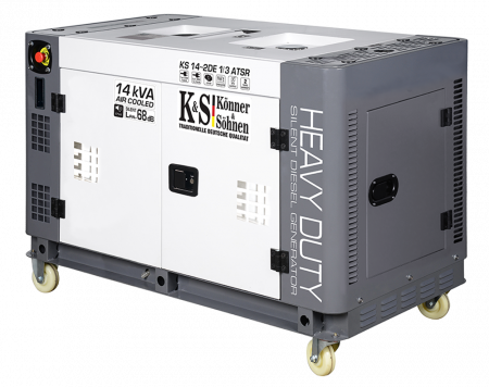 Generator de curent diesel Konner & Sohnen KS 14-2DE 1/3 ATSR, 14kW, Diesel, monofazat/trifazat, 21CP, insonorizat [2]