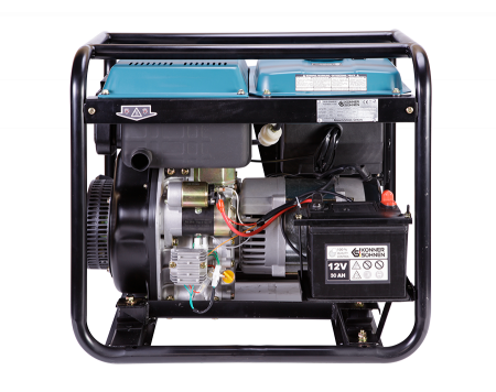 Generator de curent diesel Konner & Sohnen  KS 8100HDE, 6.5kW, Euro 5, monofazat, AVR, 14CP [1]