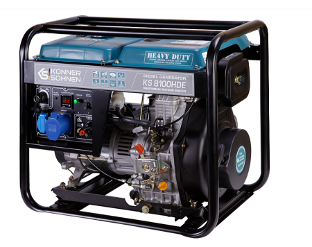 Generator de curent diesel Konner & Sohnen  KS 8100HDE, 6.5kW, Euro 5, monofazat, AVR, 14CP [3]