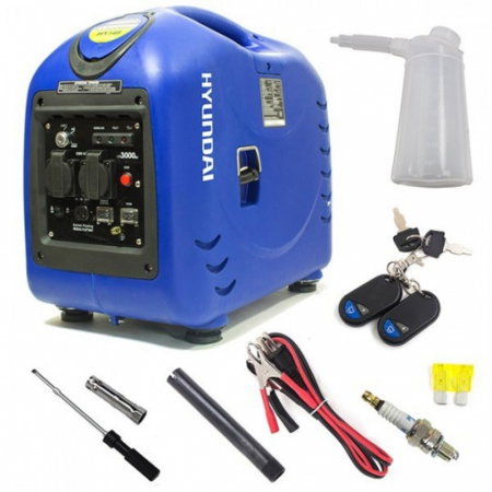 Generatoare digitale - Generator de curent digital/tip inverter HYUNDAI HY3000SEi 2.8 kW, pornire electrica, telecomanda